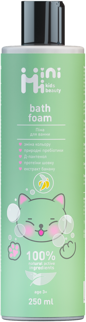 MiniMi Піна для ванни Банан, 250 мл